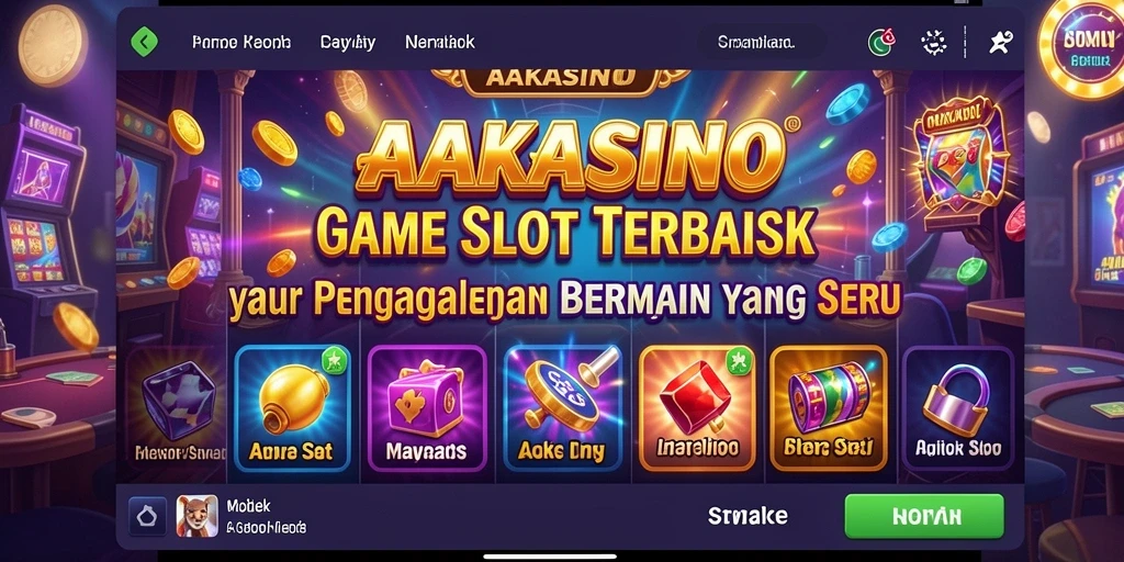 Gameplay seru di AAKASINO dengan mesin Slot yang menarik.
