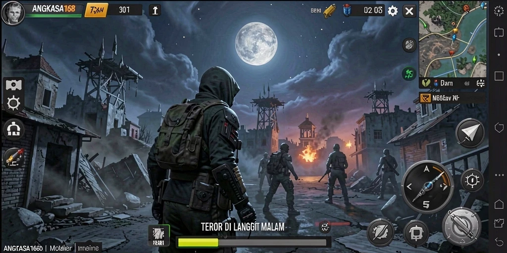 Screenshot menampilkan gameplay mencekam di pesawat angkasa.