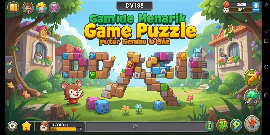 Screenshot gameplay DV188 menampilkan tantangan menarik dalam game Puzzle.