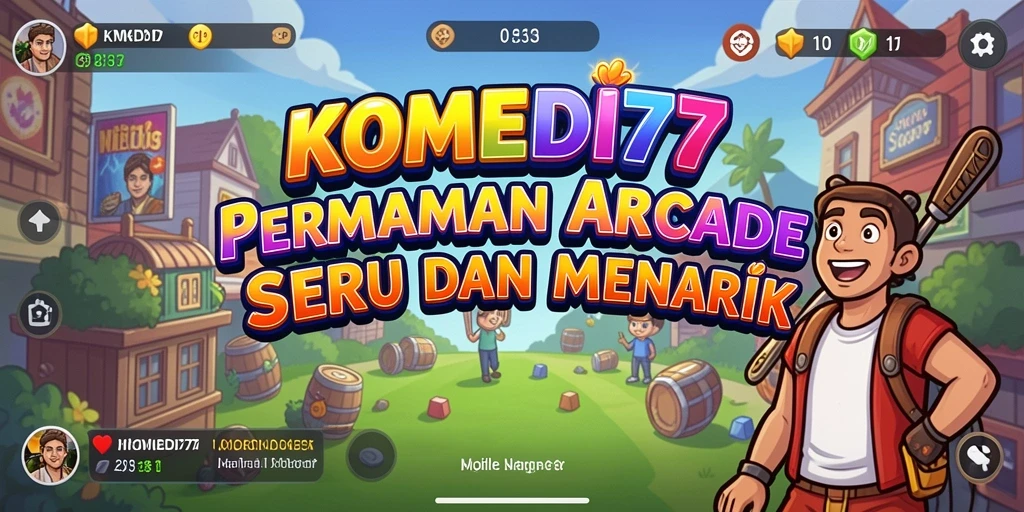 Screenshot gameplay menarik KOMEDI77 dengan aksi penuh energi.
