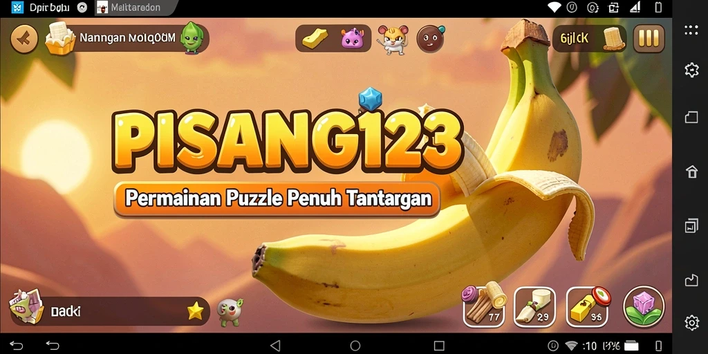 Tampilan gameplay PISANG123 yang menarik dan menantang.