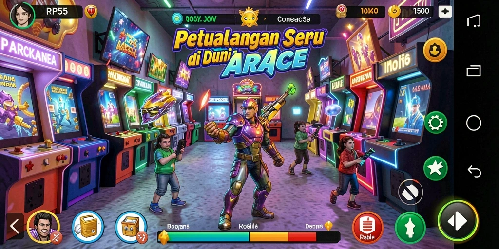 Tampilan seru gameplay RP55 yang penuh aksi.