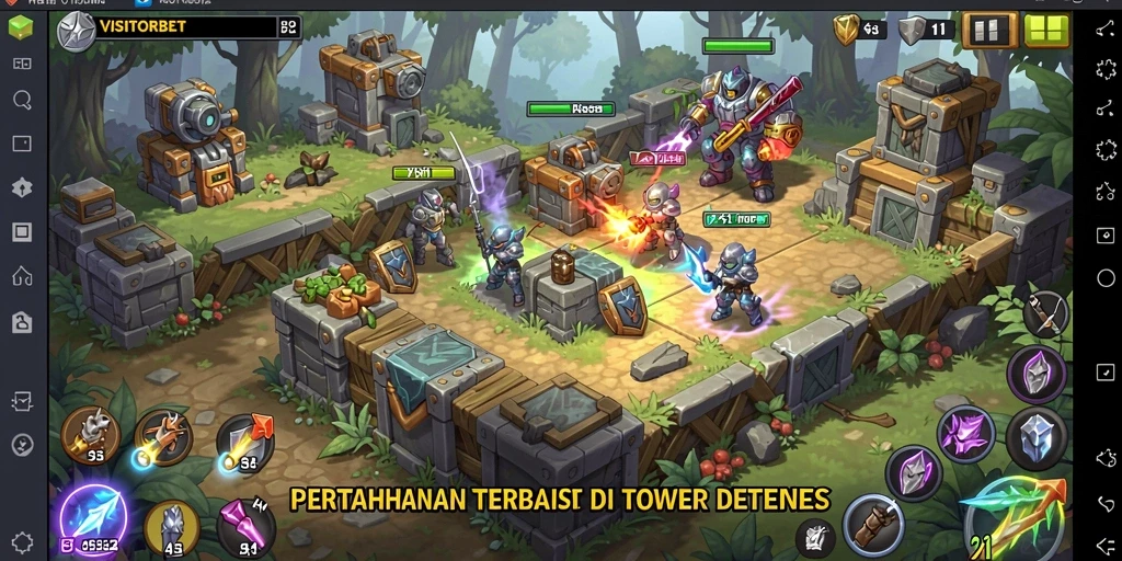 Tampilan Gameplay VISITORBET yang menegangkan dan penuh strategi.